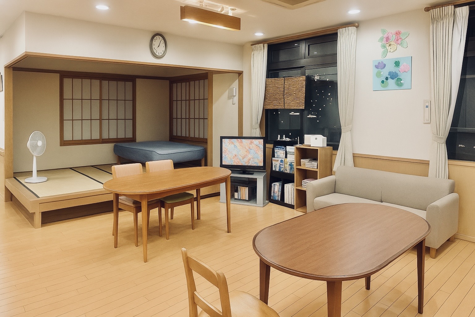 共用リビングエリア